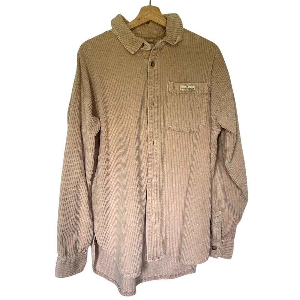 Urban Outfitters BDG Corduroy Jacket XL Pink Womens Oversized Cotton